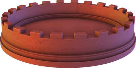 Fantasy3DTabletop - Bastion (Plain) Dice Tray - DnD/TTRPG/Roleplaying/Wargames