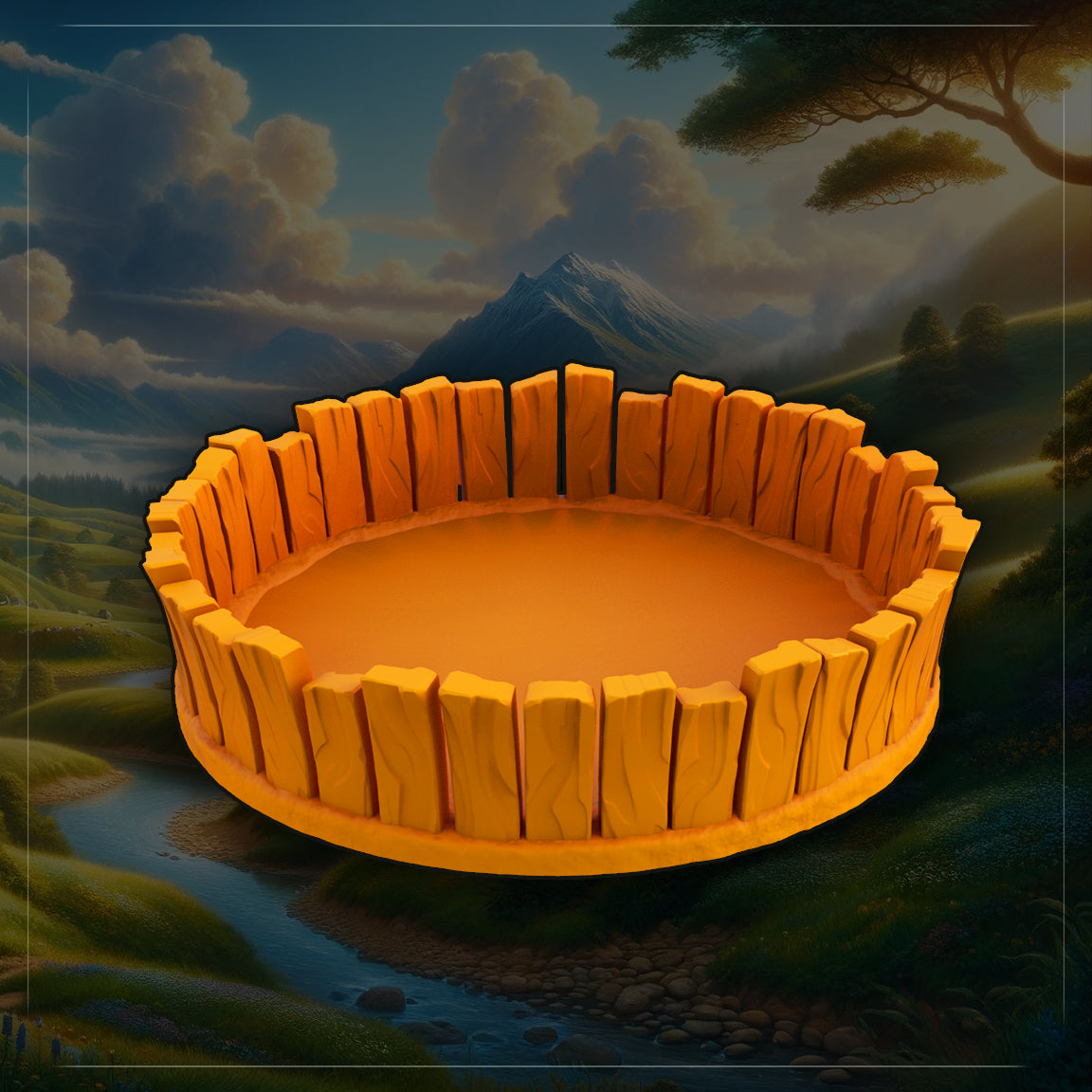 Fantasy3DTabletop - Greenhill Dice Tray - DnD/TTRPG/Roleplaying/Wargames