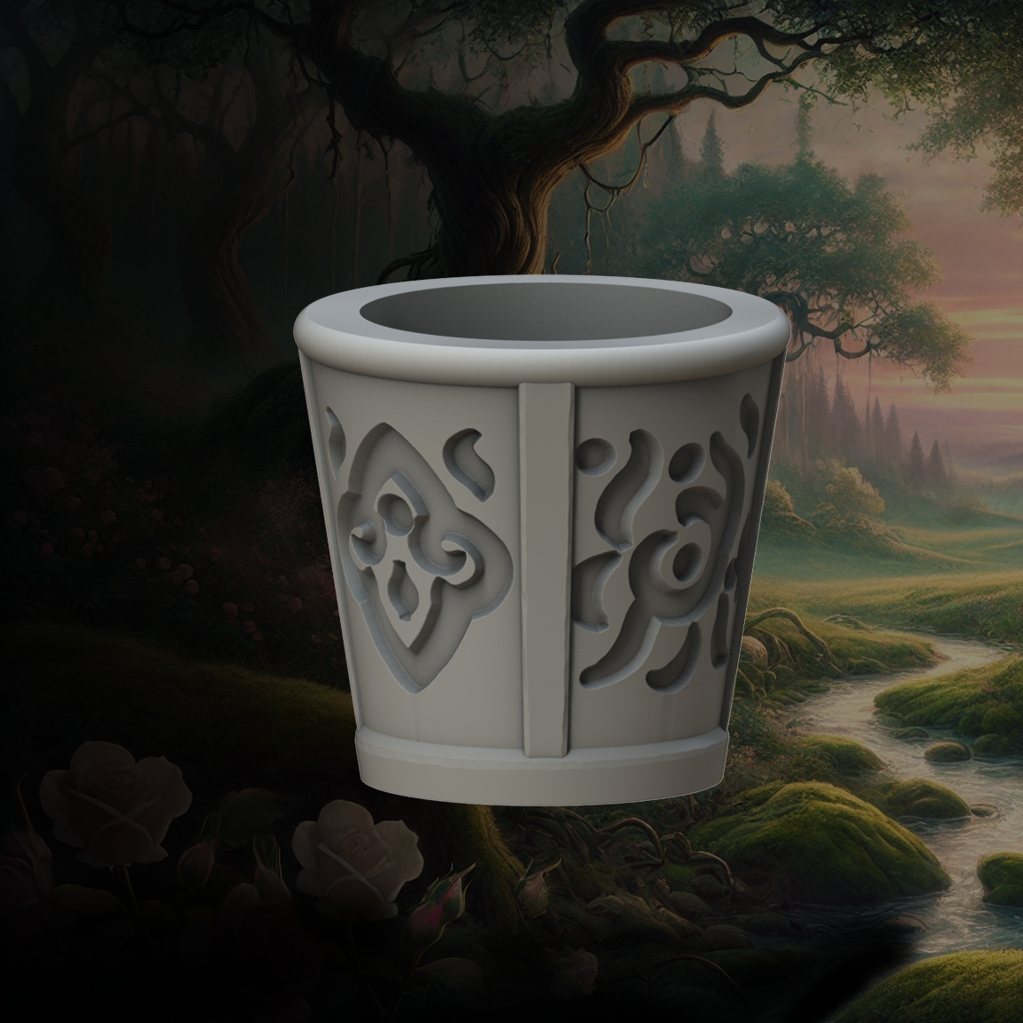 Fantasy3DTabletop - Wizard's Dice Cup - DnD/TTRPG/Roleplaying/Wargames