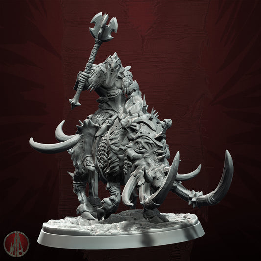 Monolith Arts - Orc Horde - Dire Boar Kugred - DnD/TTRPG Figure/Miniature