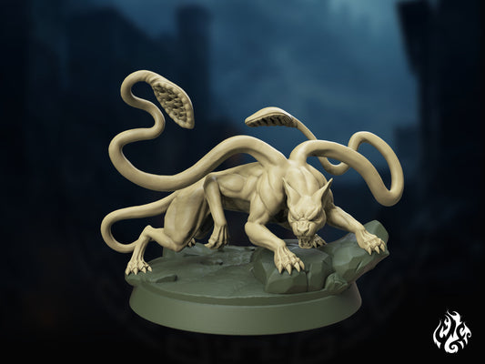 Crippled God Foundry - Displacer Beast - DnD/TTRPG Figure/Miniature