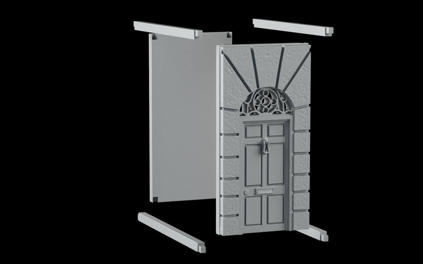 Crosslances - Book Nook/Shelf Insert - Door