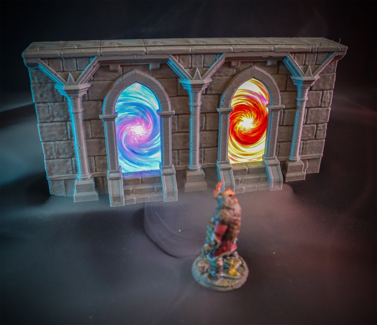 Calling Portals - Double Entrance - Animated TTRPG/DnD/Pathfinder Terrain