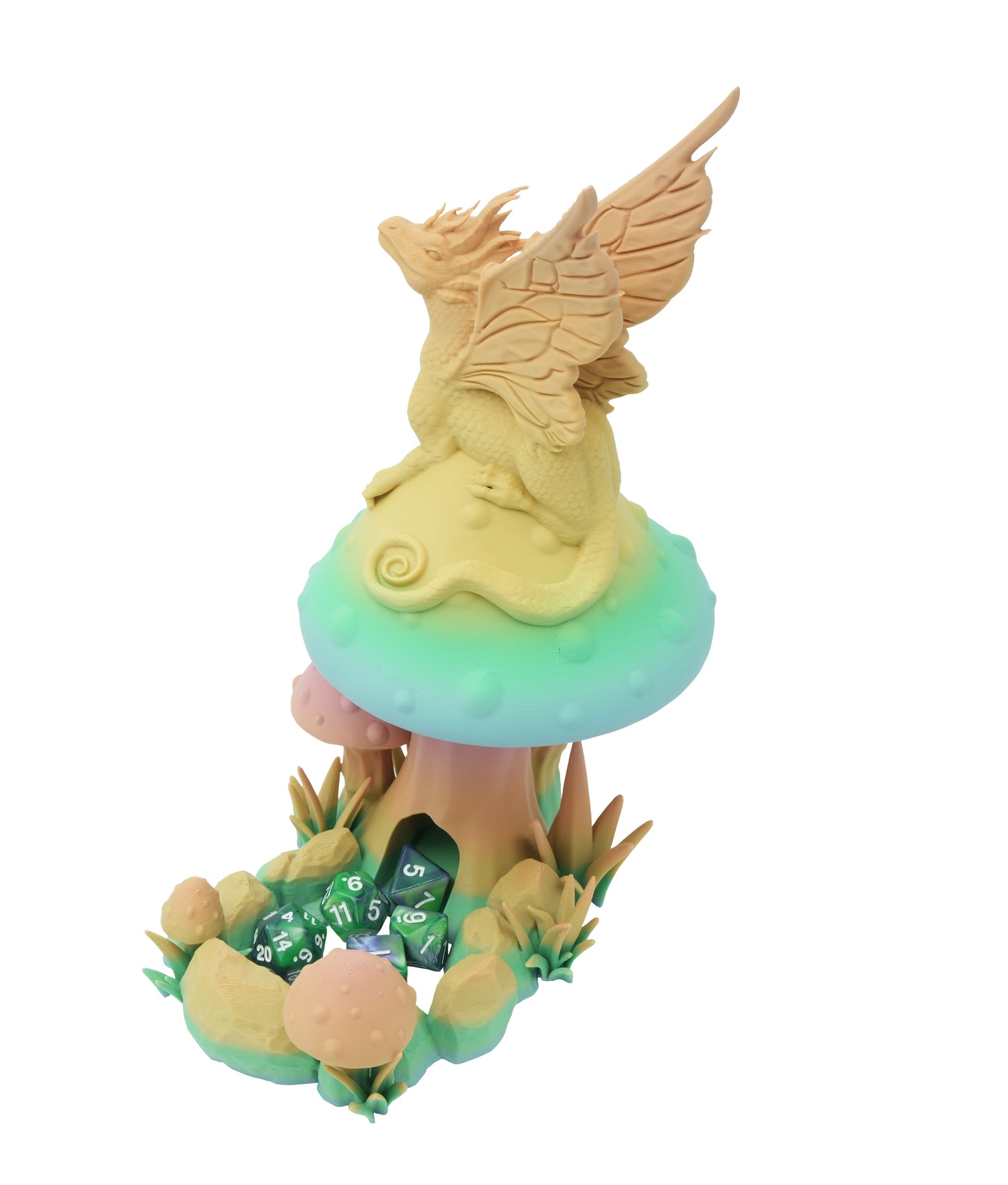 FatesEnd - Feymoon - Fae Dragon Dice Tower - DnD/TTRPG/Roleplaying/Wargames