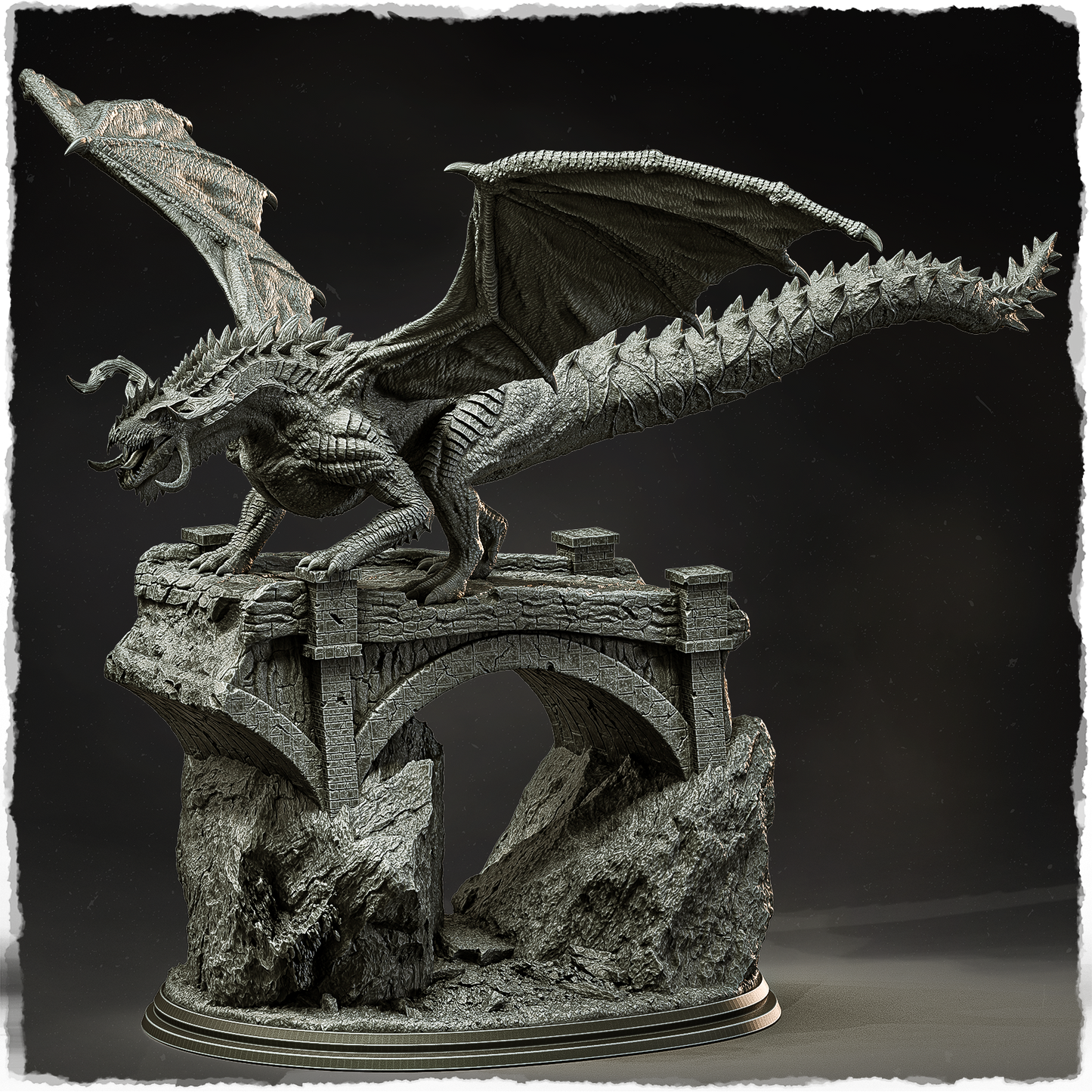 Evox Arts - World Dragons #4 - Germanic - DnD/TTRPG Figure/Miniature
