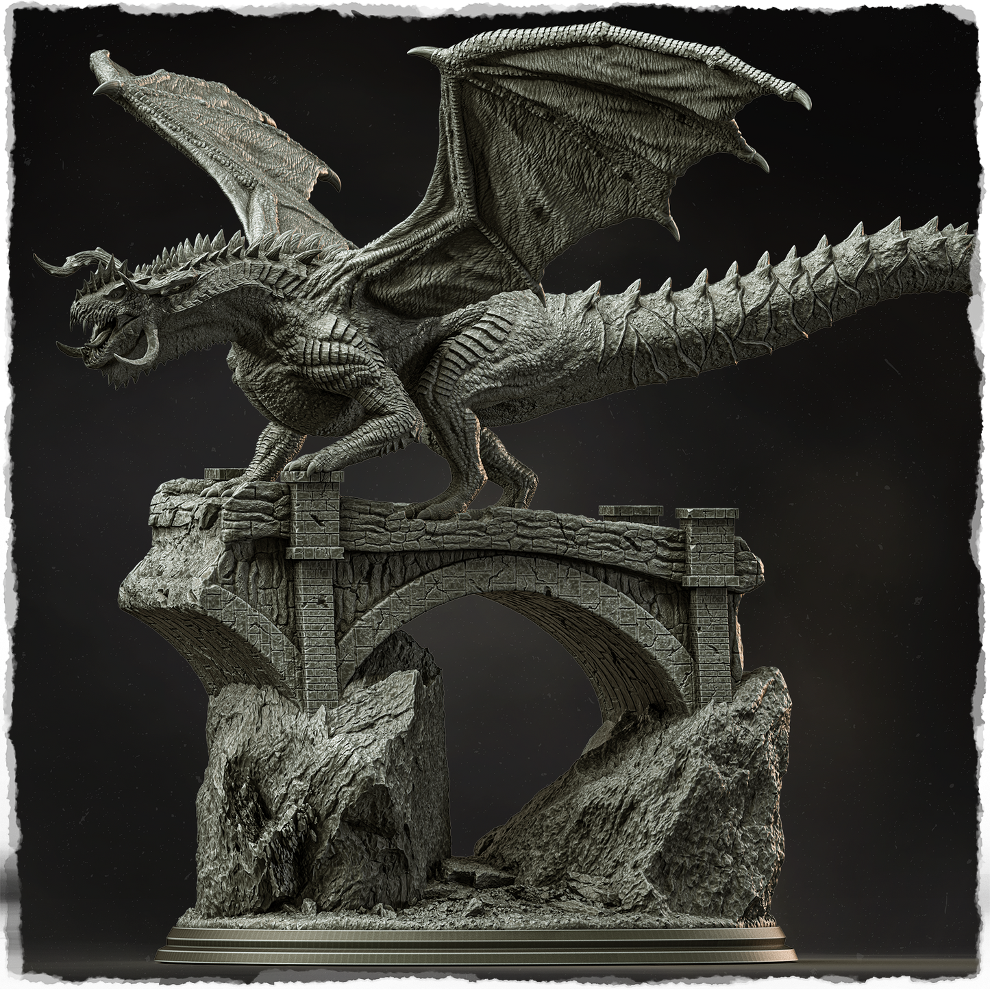 Evox Arts - World Dragons #4 - Germanic - DnD/TTRPG Figure/Miniature