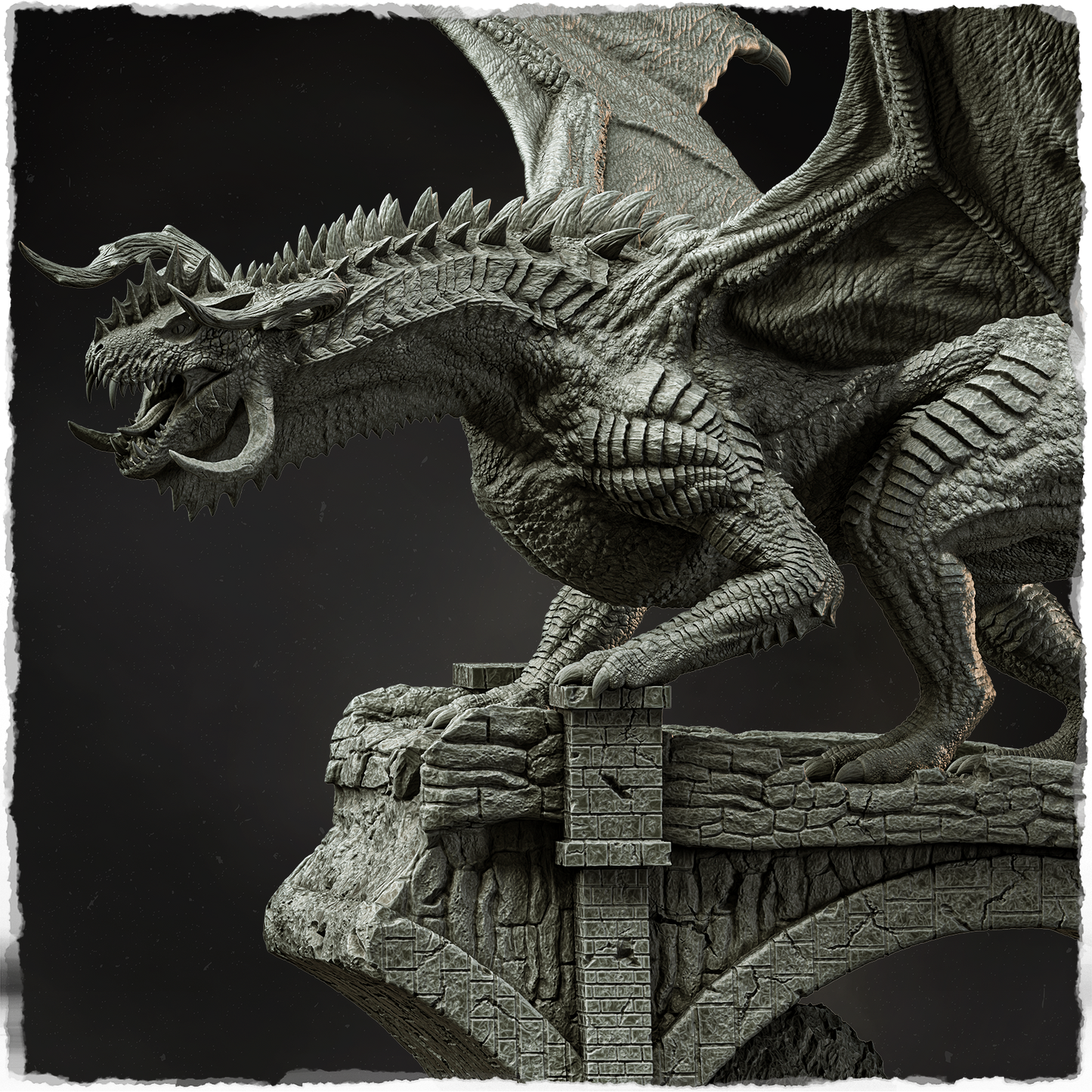 Evox Arts - World Dragons #4 - Germanic - DnD/TTRPG Figure/Miniature