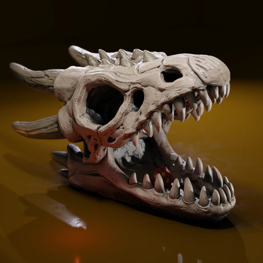 Safehold - Dragon Skull Dice Tower - DnD/TTRPG Figure/Miniature
