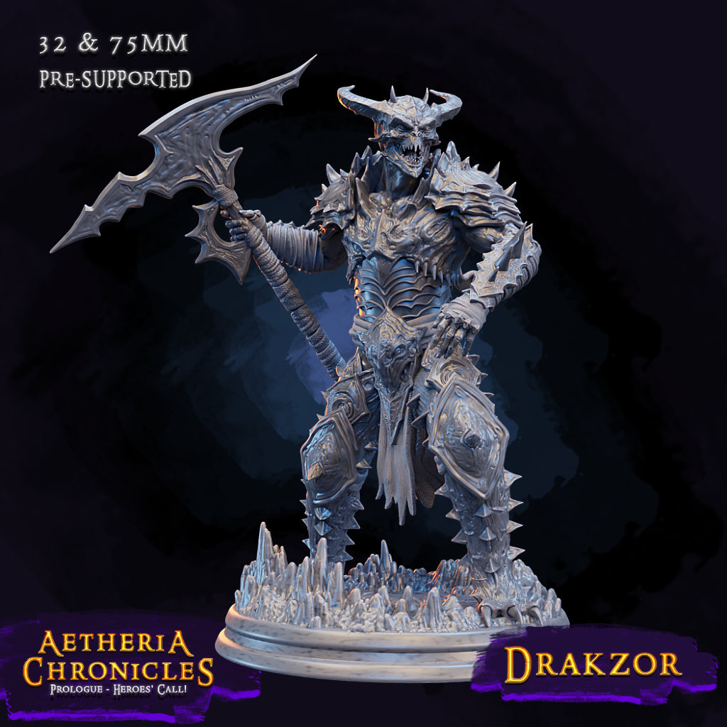 Mystic Makers - Aetheria Chronicles - Drakzor - 75mm Pin Up/Figure/Model/Diorama