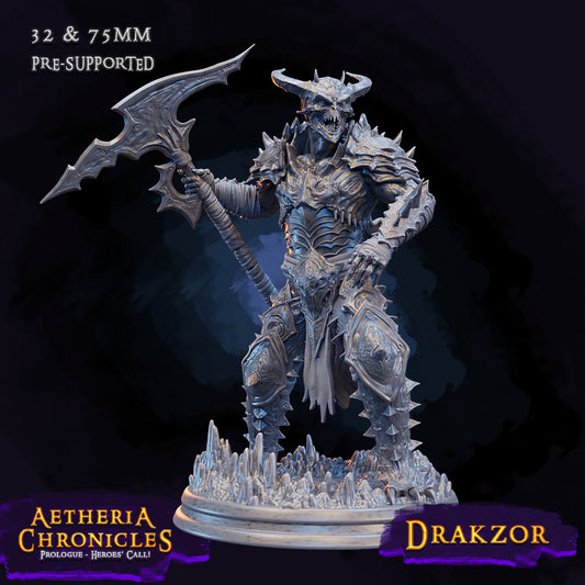 Mystic Makers - Aetheria Chronicles - Drakzor - 75mm Pin Up/Figure/Model/Diorama