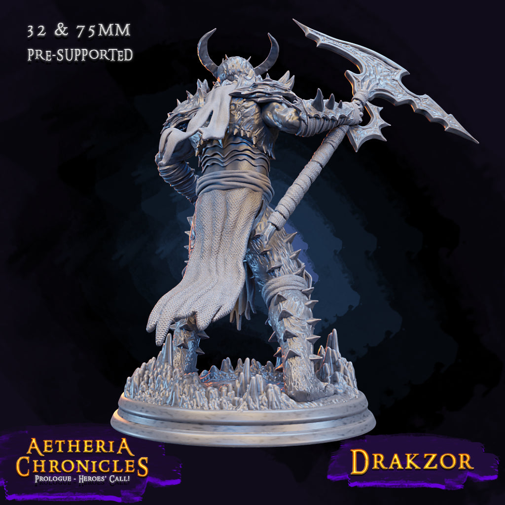 Mystic Makers - Aetheria Chronicles - Drakzor - 75mm Pin Up/Figure/Model/Diorama