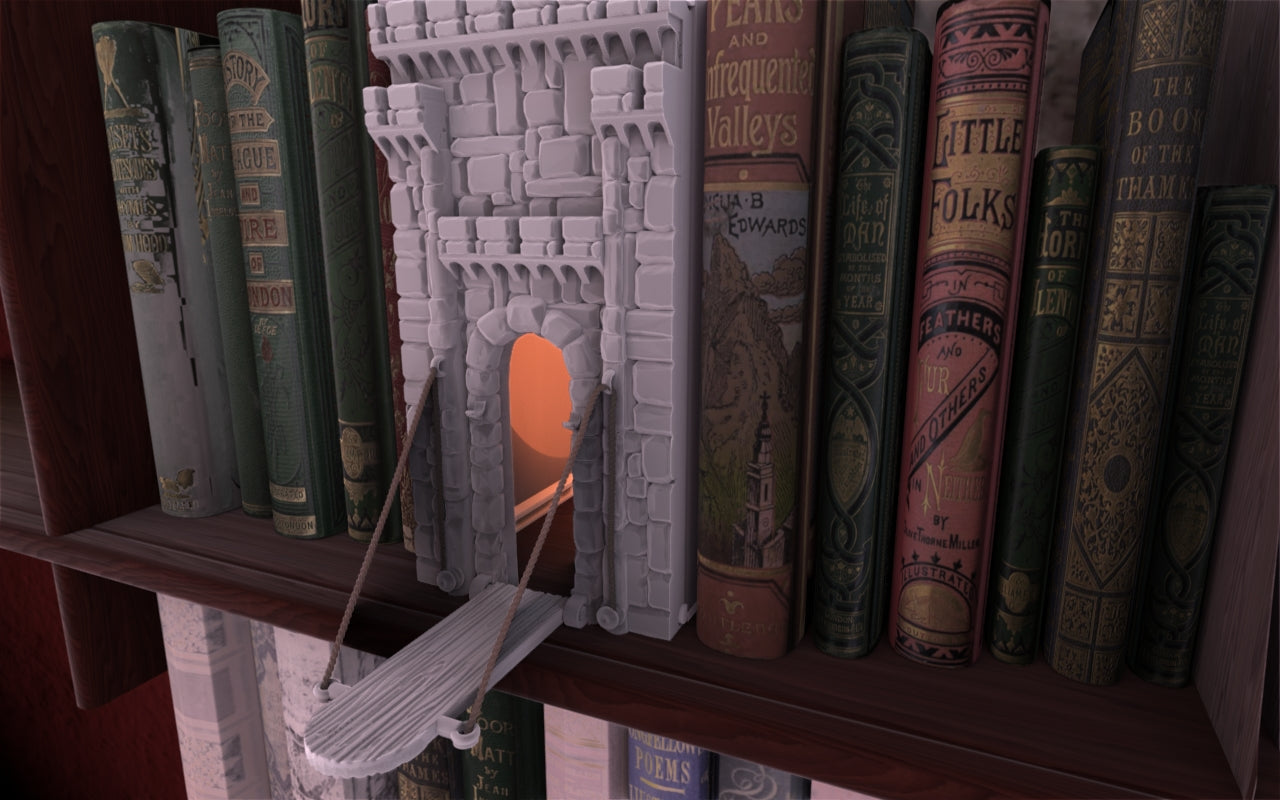 Crosslances - Book Nook/Shelf Insert - Drawbridge