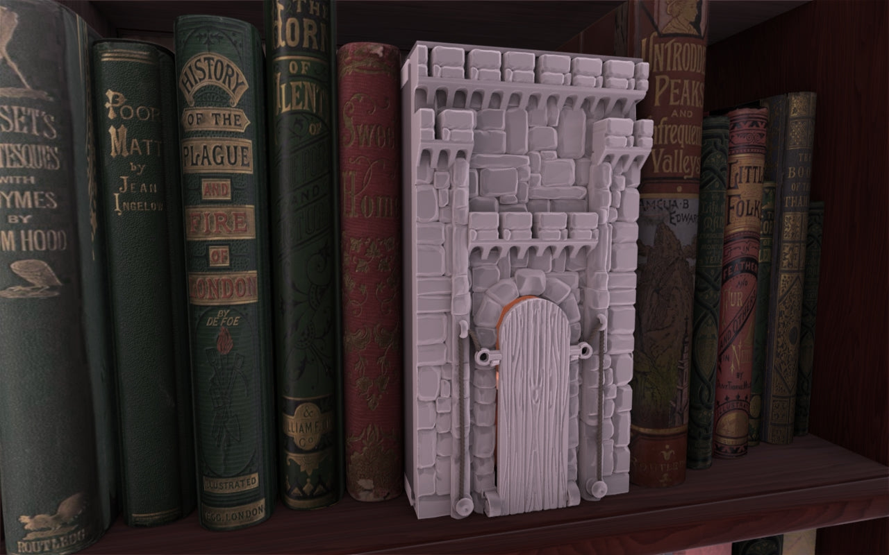 Crosslances - Book Nook/Shelf Insert - Drawbridge