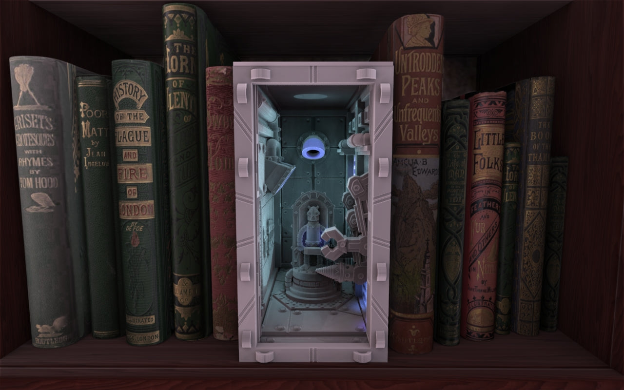 Crosslances - Book Nook/Shelf Insert - Droid Workshop