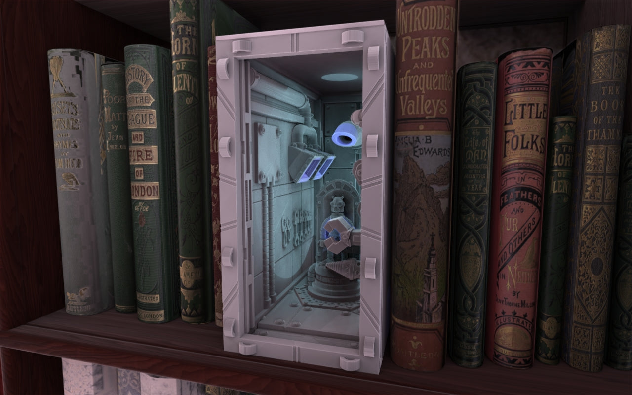 Crosslances - Book Nook/Shelf Insert - Droid Workshop