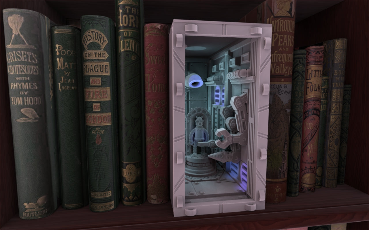 Crosslances - Book Nook/Shelf Insert - Droid Workshop
