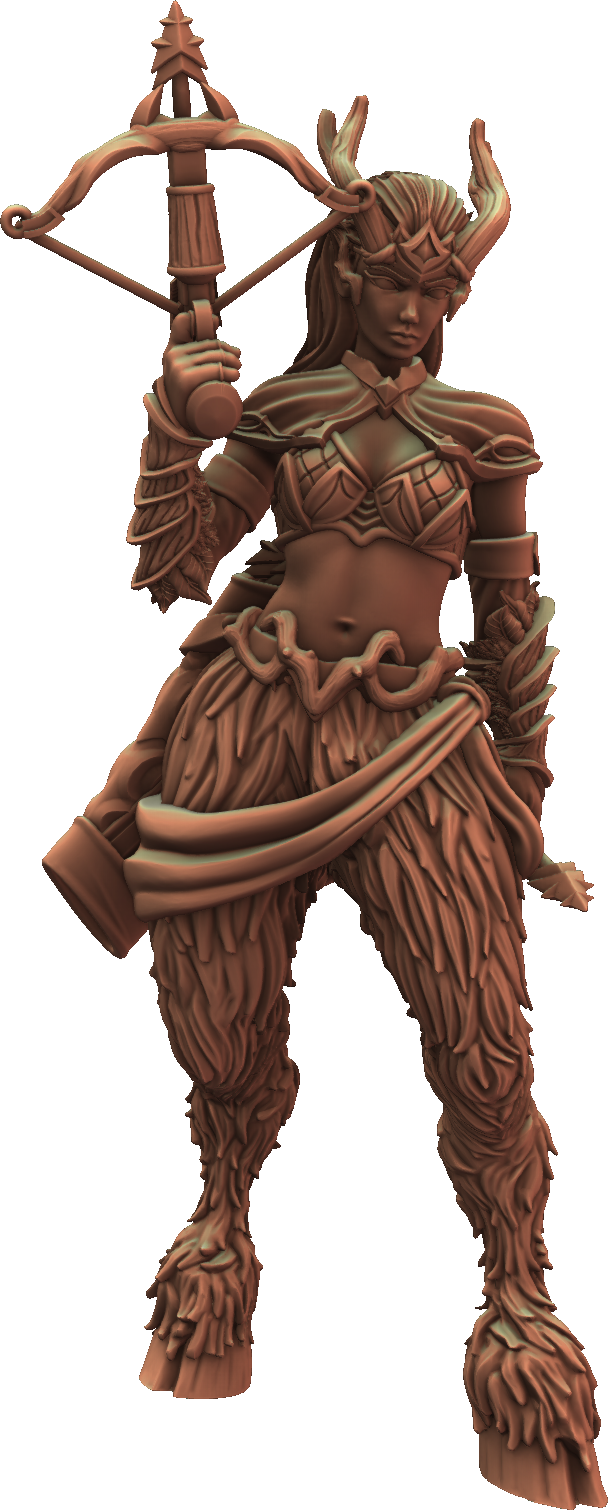 Gilded Lion - Faun #3 - DnD/TTRPG Figure/Miniature