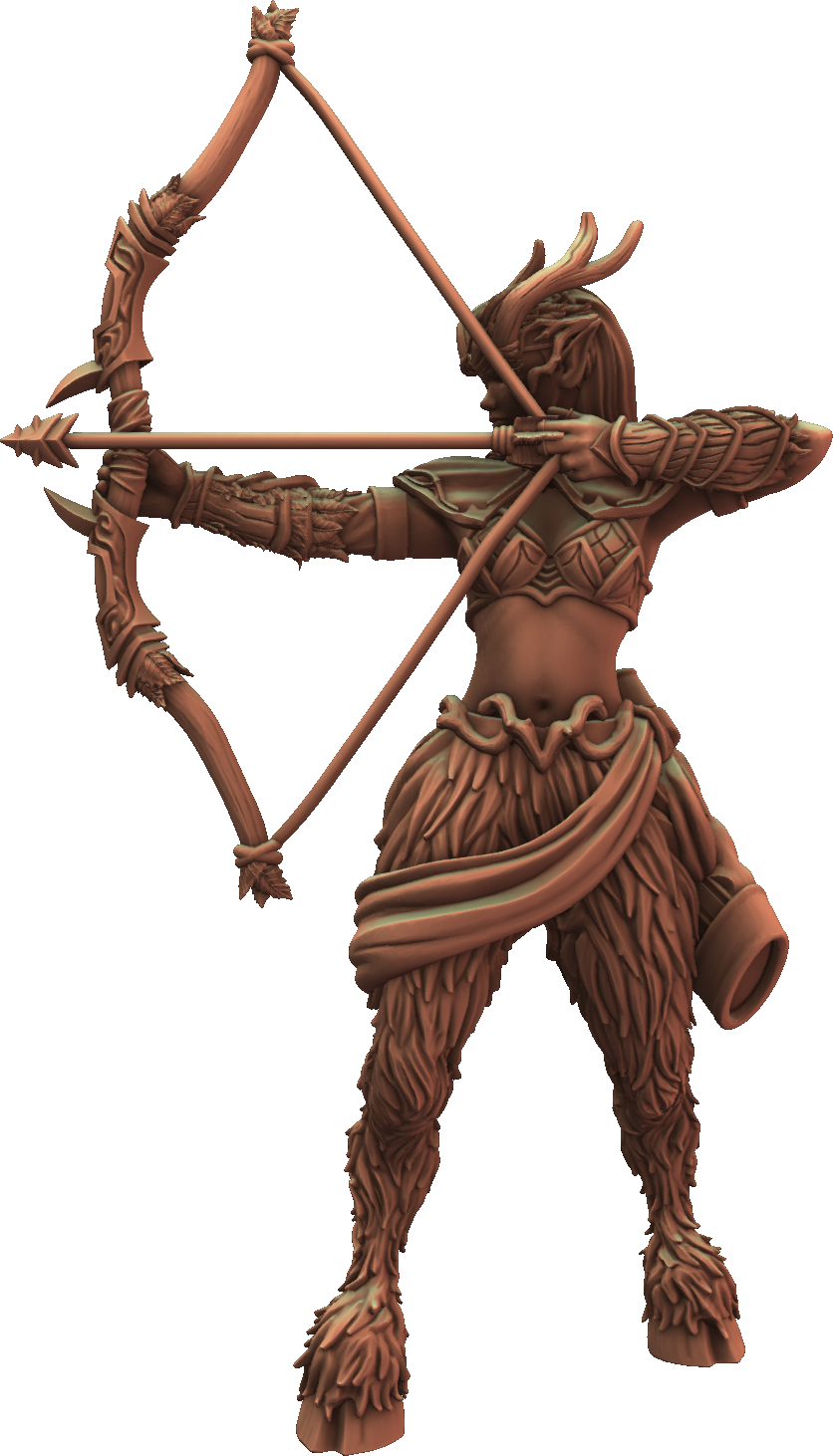Gilded Lion - Faun #4 - DnD/TTRPG Figure/Miniature