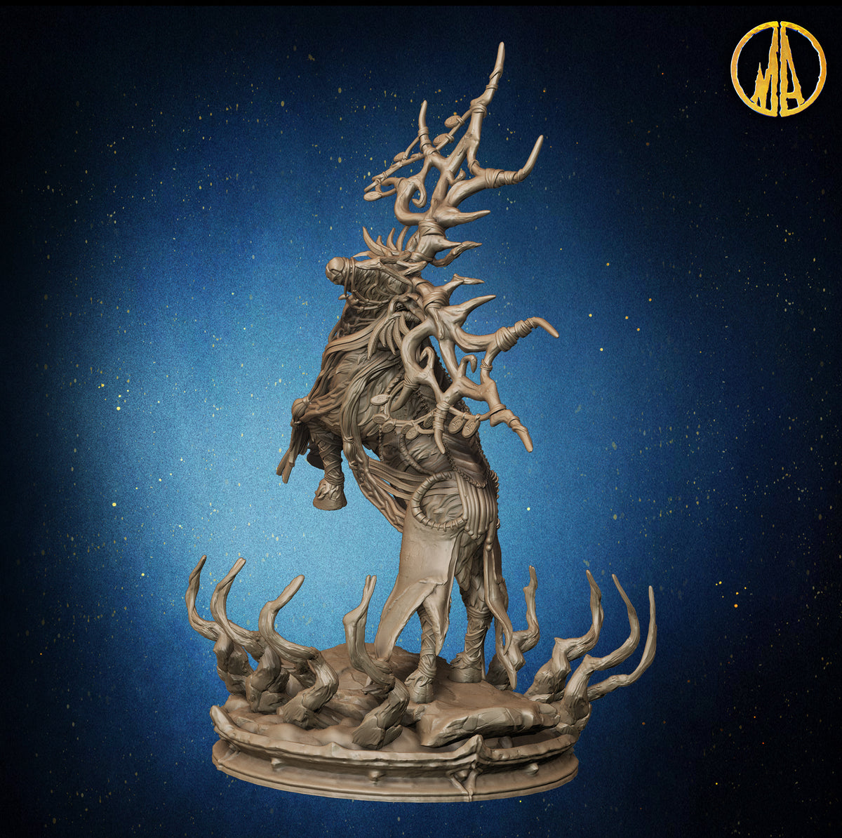 Monolith Arts - Whispering Forest - Druid Stag #2 - DnD/TTRPG Figure/Miniature