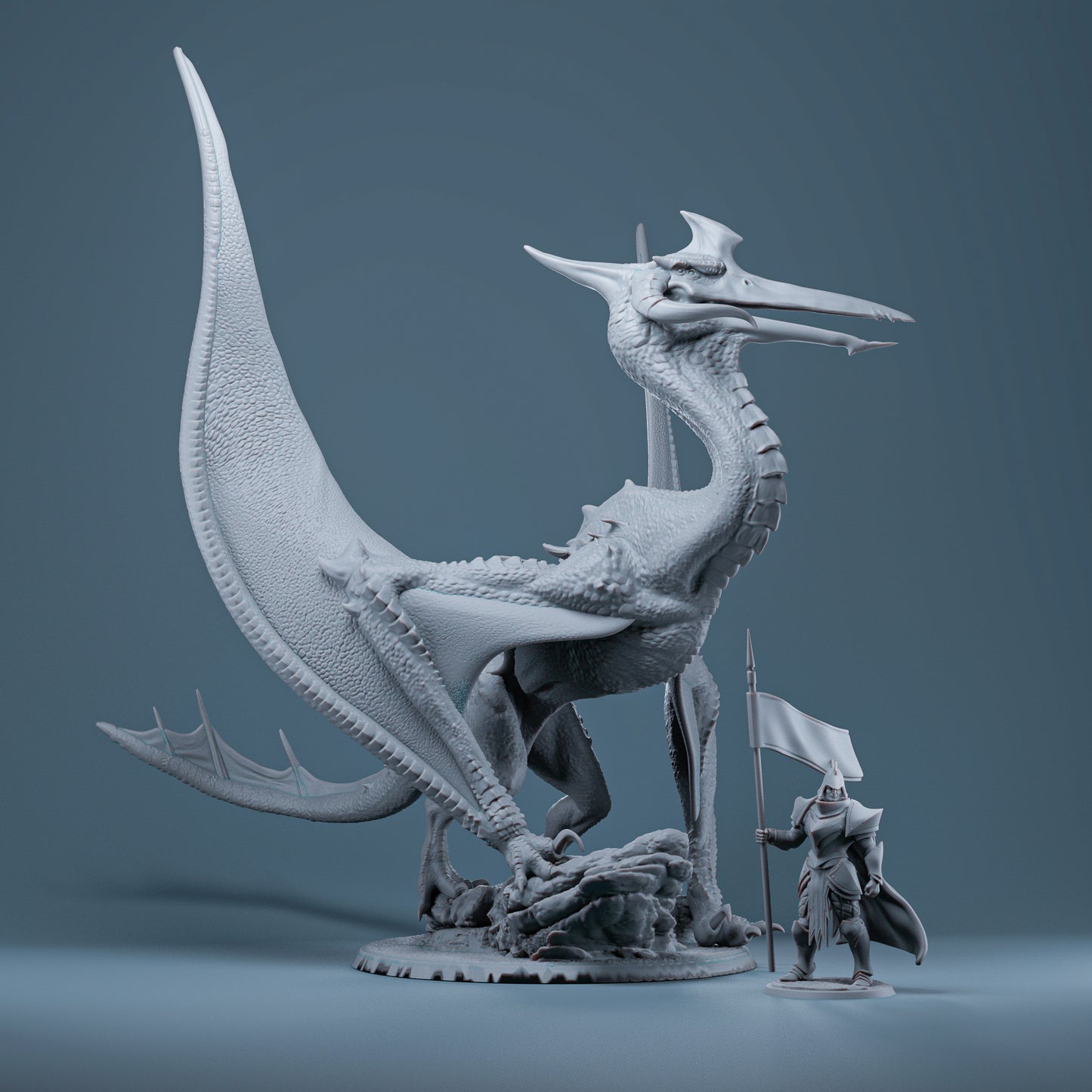 Dinoworld - Kingdoms - Dragon Pterodactyl Kaiju - DnD/Tabletop/TTRPG