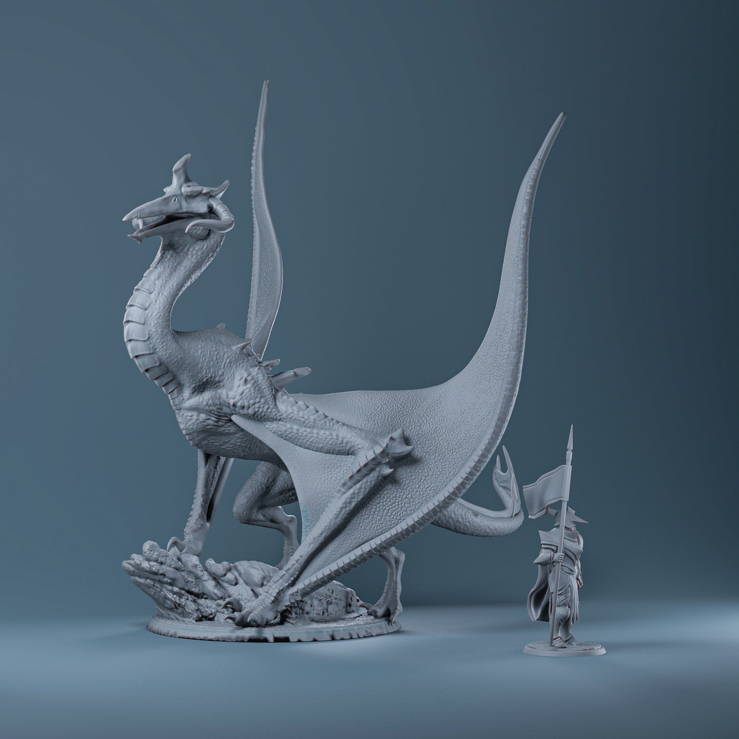 Dinoworld - Kingdoms - Dragon Pterodactyl Kaiju - DnD/Tabletop/TTRPG