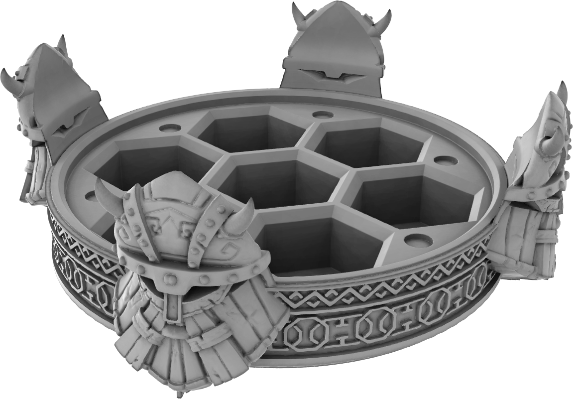Crosslances - Dice Box/Case - Dwarf - DnD/TTRPG/Roleplaying/Wargames