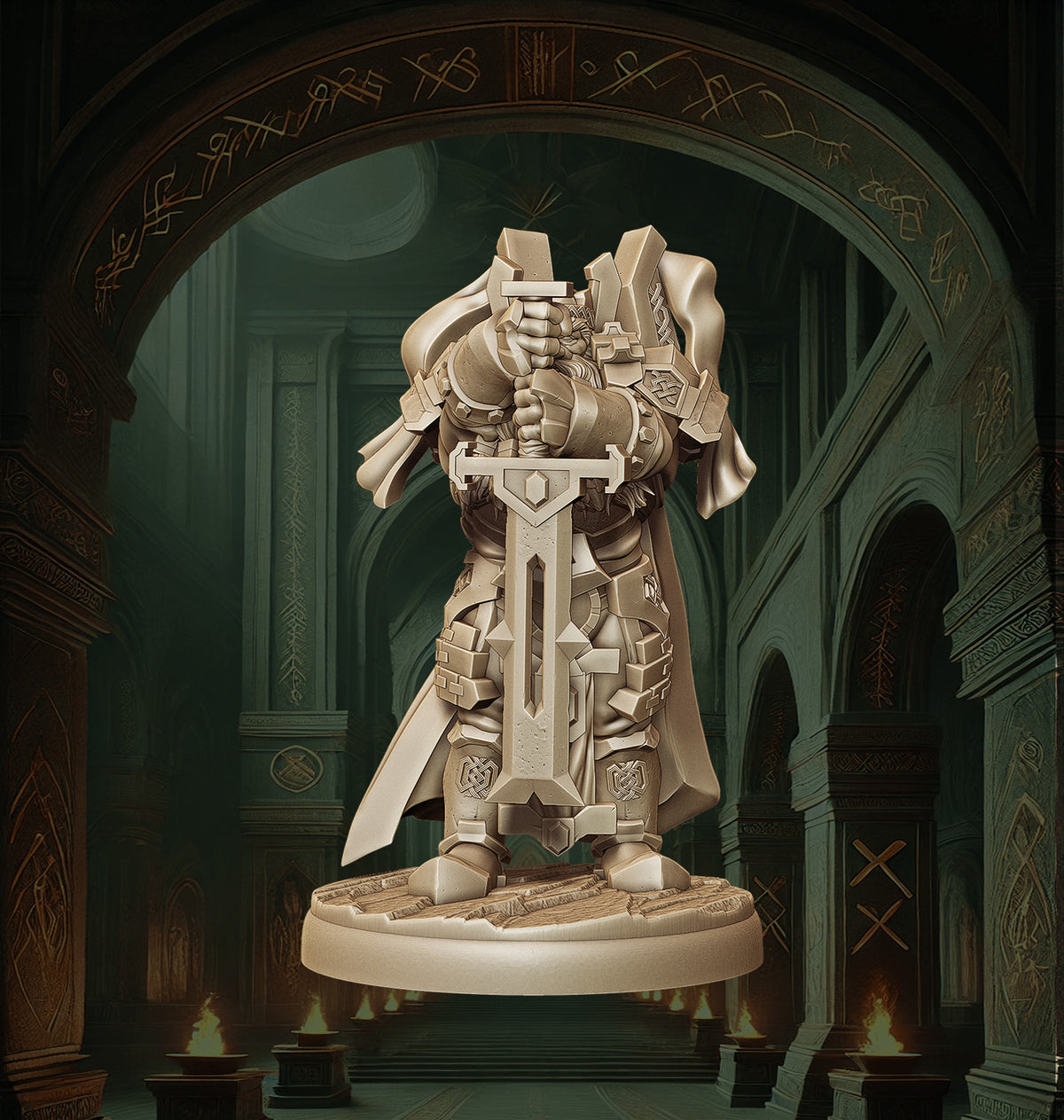 Monolith Arts - Dwarves - Lord - DnD/TTRPG Figure/Miniature