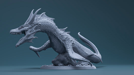 Dinoworld - Kingdoms - Dragon Crono Kaiju - DnD/Tabletop/TTRPG Figure Miniature