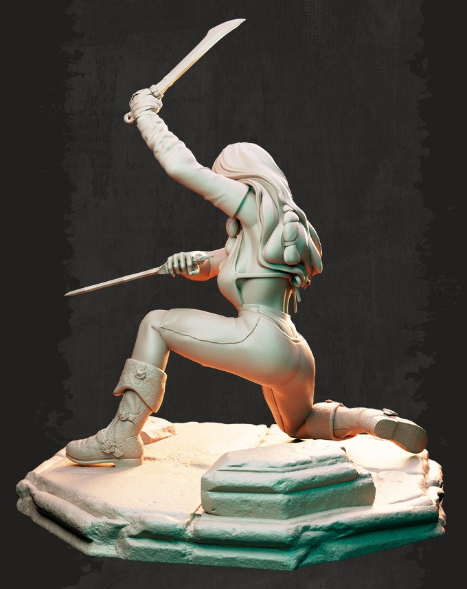 Nocturna - Leera, Assassin - 32/75mm Pin Up/Figure/Model/Diorama