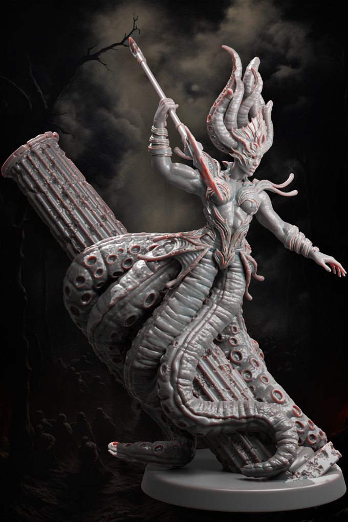 Jugglers Miniatures - Cecaelia - 75/100mm Pin Up/Figure/Model/Diorama