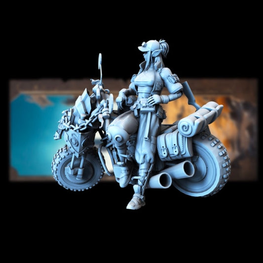 Broken Sword - Post Apocalyptic Elves - Ranie Sunfire - 75/100mm Pin Up/Figure/Model/Diorama