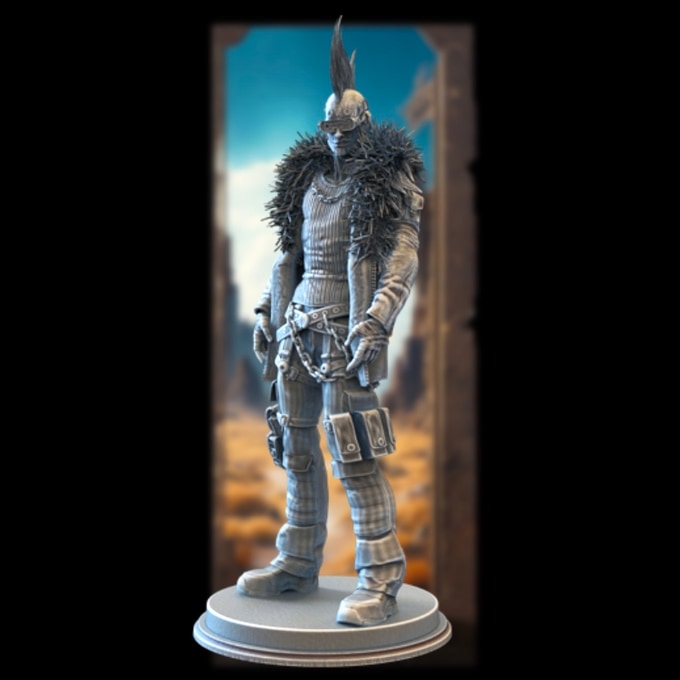Broken Sword - Post Apocalyptic Elves -  Cyberpunk - 75/100mm Pin Up/Figure/Model/Diorama