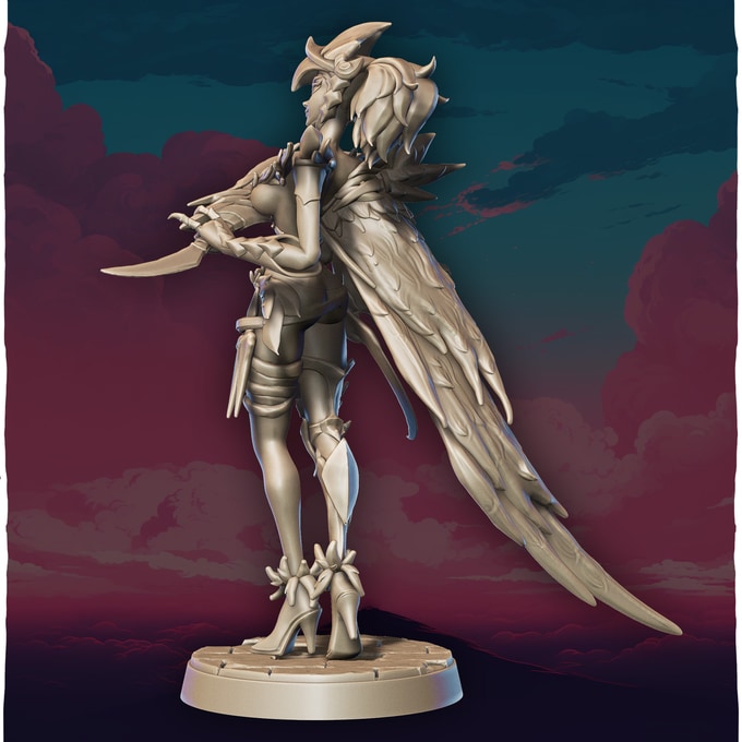 Lily's Minis - Charming Champions - Thalia Nightshade - 75mm Pin Up/Figure/Model/Diorama