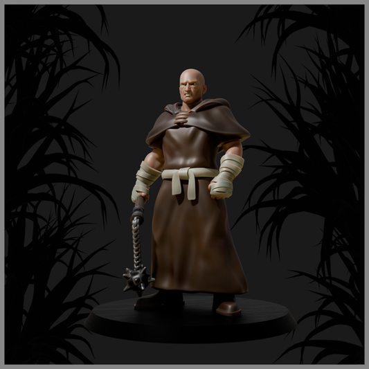 STLGobbo - Black River Rogues - Monk - DnD/Pathfinder/TTRPG Figure