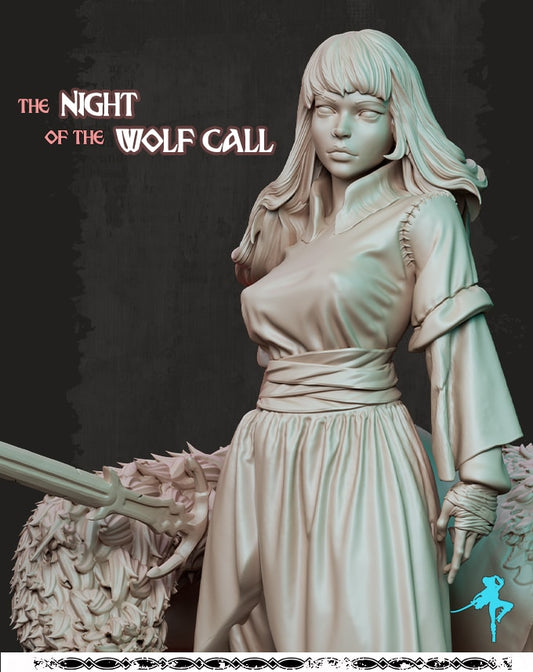 Nocturna - Night of the Wolf Call - 40/80mm Pin Up/Figure/Model/Diorama