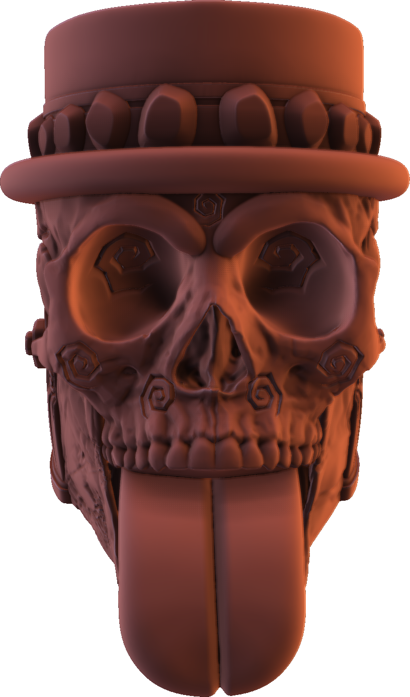 Digital Creative Works - Skull Desk Organiser - Joker - Prop/Decoration
