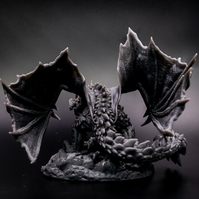 Aether & Alchemist - Ancient Magma Dragon - DnD/TTRPG Figure/Miniature - Helios3DPrinting