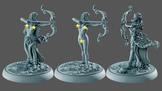 Gaia Miniatures - Elven Forest - Elysara - 75mm Pin Up/Figure/Model/Diorama