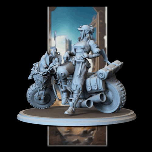 Broken Sword - Post Apocalyptic Elves - Ranie Sunfire - 75/100mm Pin Up/Figure/Model/Diorama