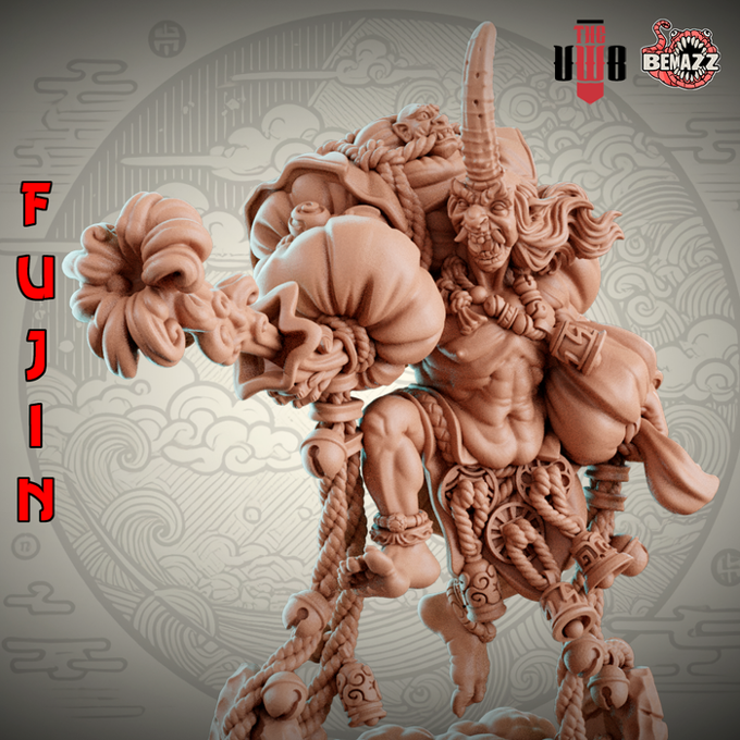 Bemazz Miniatures - Japanese Gods Vol.1 - Fujin - 75/120mm Pin Up/Figure/Model/Diorama
