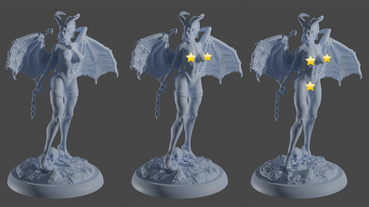 Gaia Miniatures - Lilith the Succubus - 120mm 75mm Pin Up/Figure/Model/Diorama