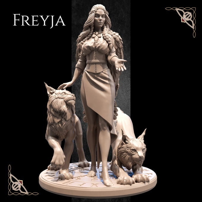 Fredrik Rosado - Valhalla - Freyja - 75mm Pin Up/Figure/Model/Diorama