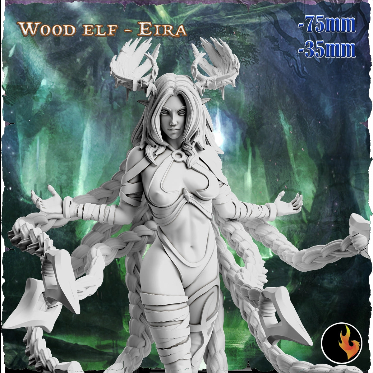 Ravi - Fantasy Girls #2 - Eira, Wood Elf - 75/180mm Pin Up/Figure/Model/Diorama