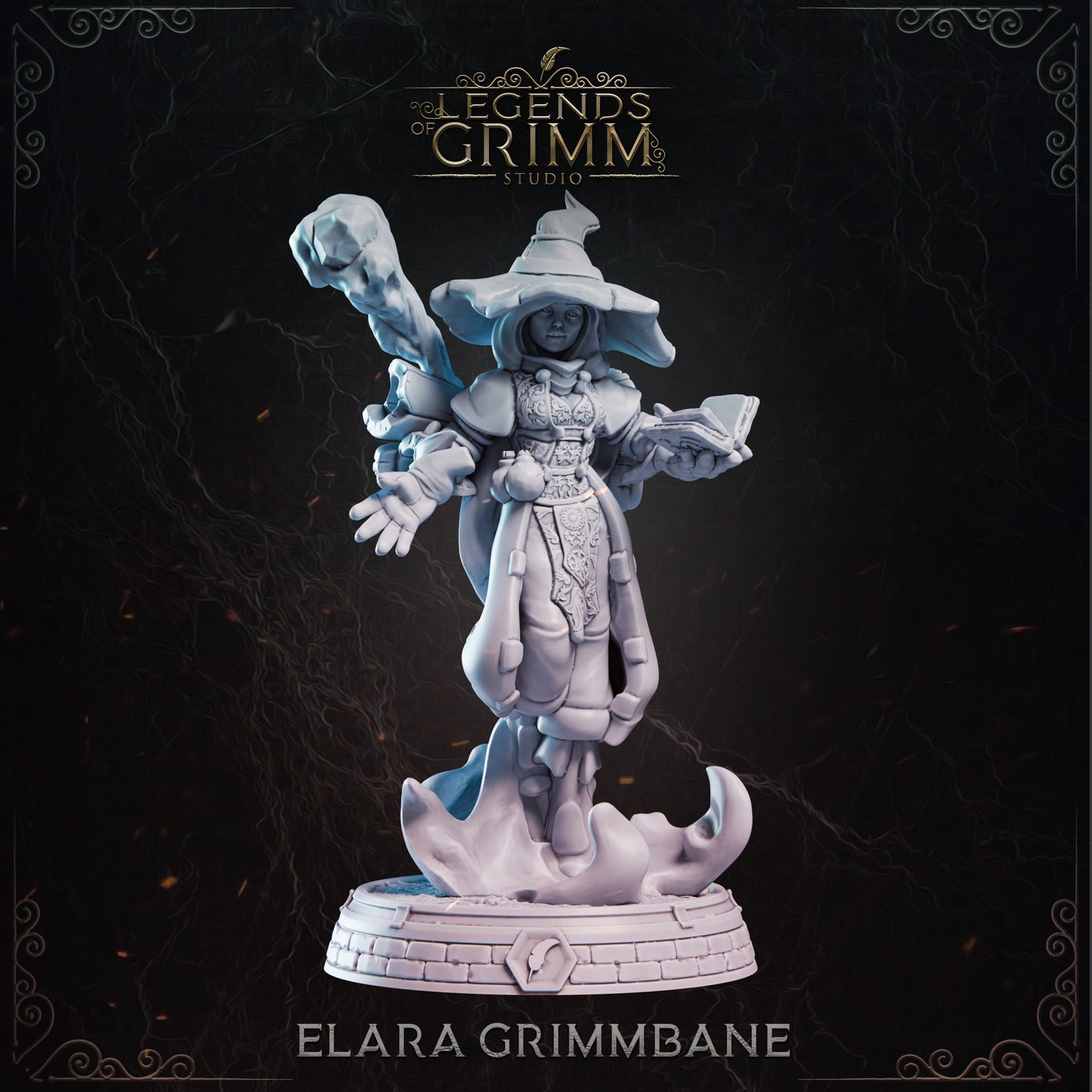 Grimm Legends - Heros - Elara Grimbane - DnD/TTRPG Figure/Miniature