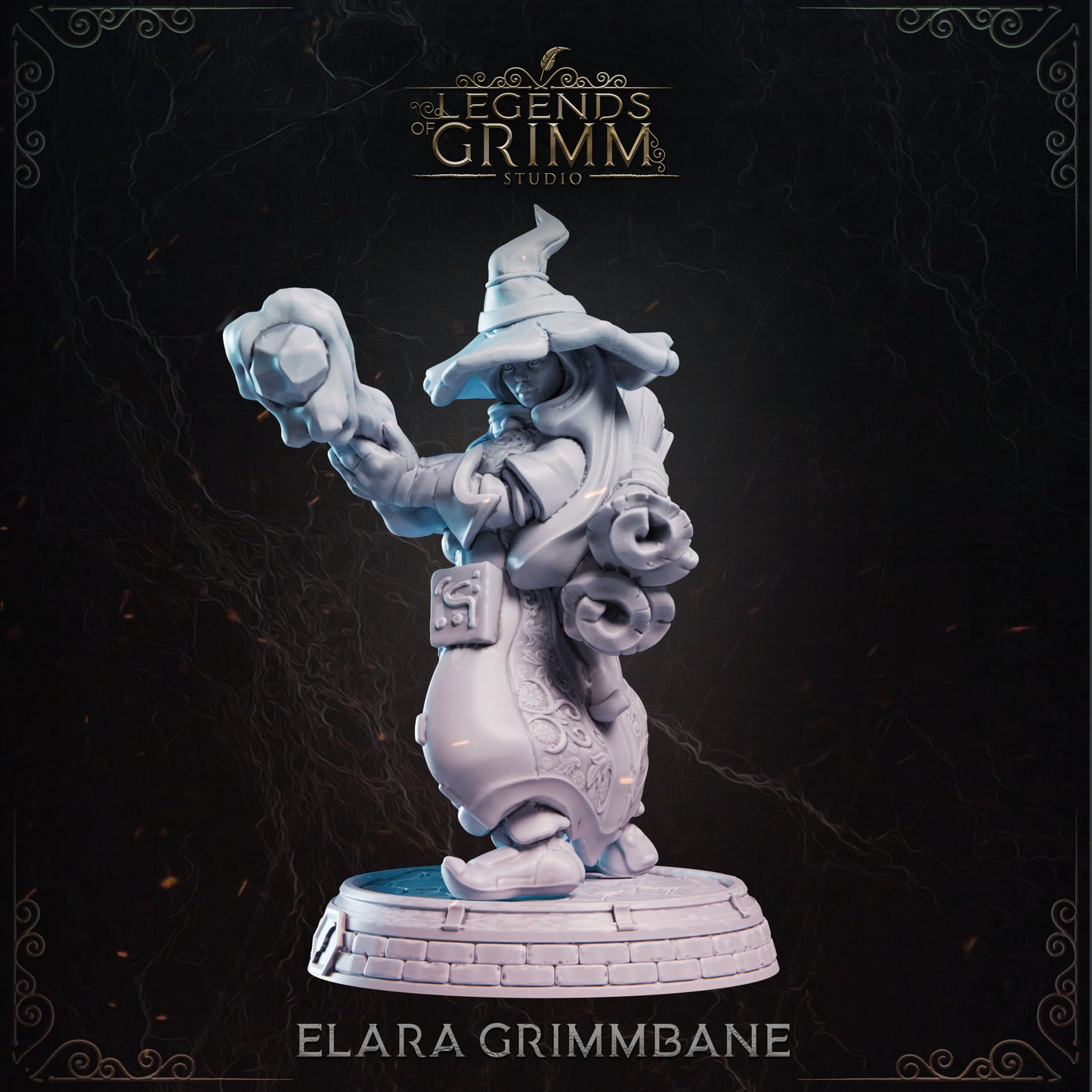 Grimm Legends - Heros - Elara Grimbane - DnD/TTRPG Figure/Miniature