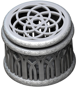 Ars Moriendi - Mythic Dice Box - Elf - DnD/TTRPG/Roleplaying/Wargames - Helios3DPrinting