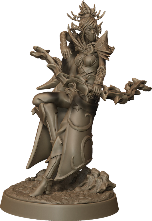 Monolith Arts - Whispering Forest II - Elf Archer Female #3 - DnD/TTRPG Figure/Miniature