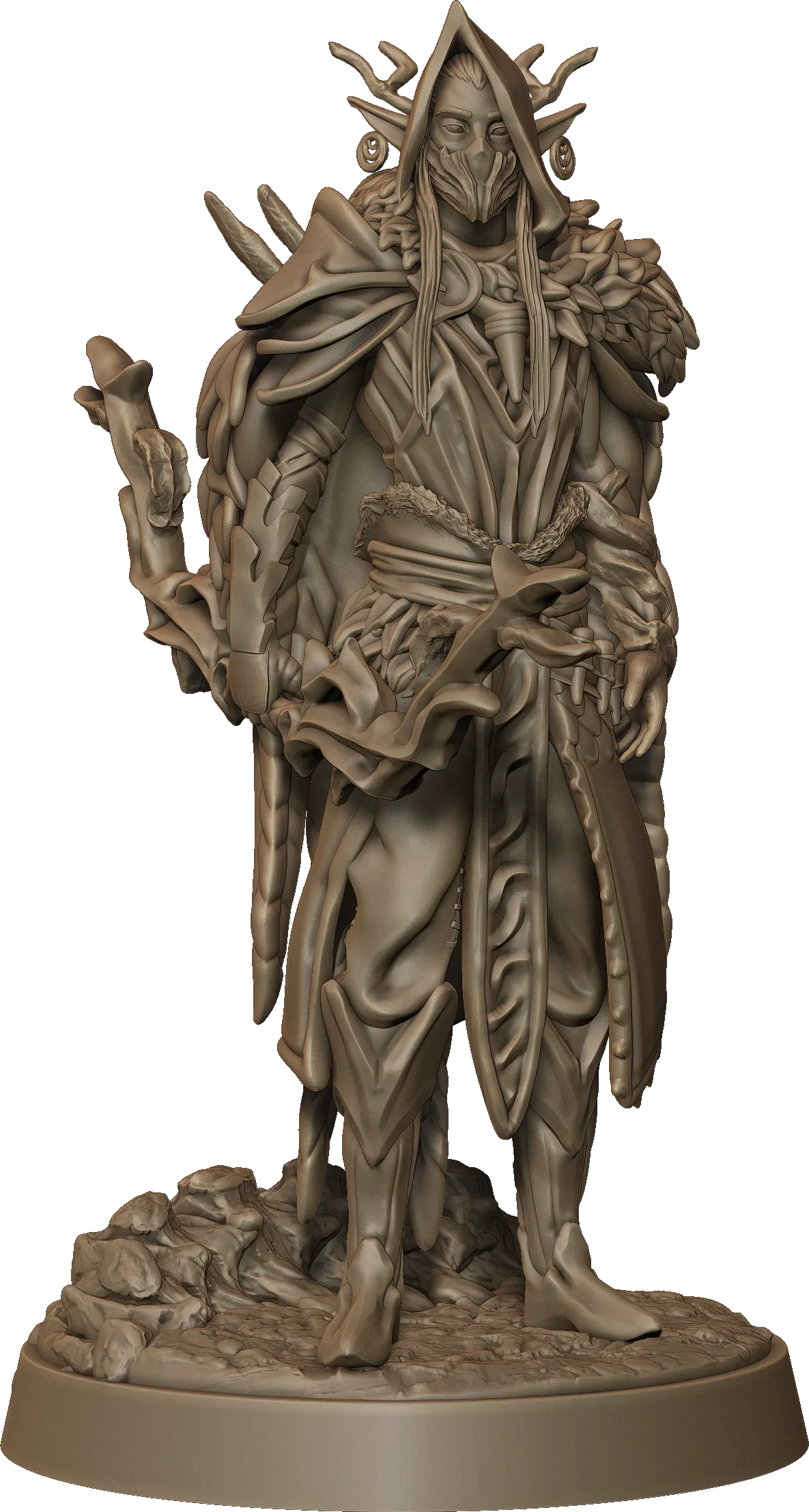 Monolith Arts - Whispering Forest II - Elf Archer Male #2 - DnD/TTRPG Figure/Miniature