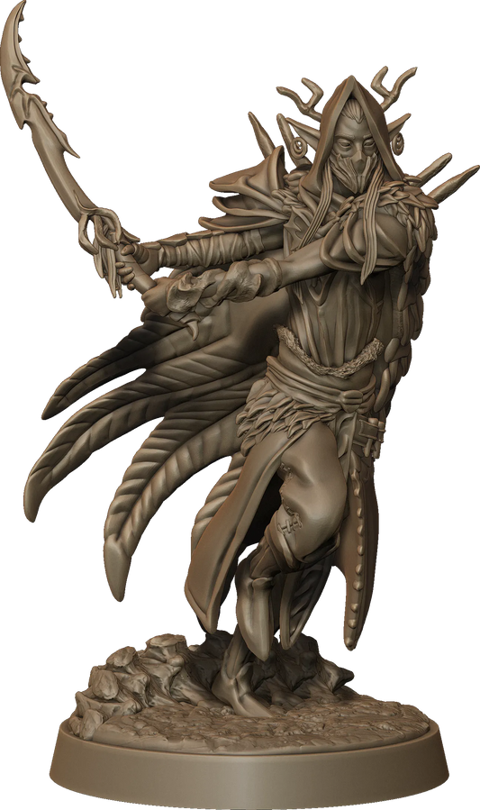 Monolith Arts - Whispering Forest II - Elf Sword Male #1 - DnD/TTRPG Figure/Miniature