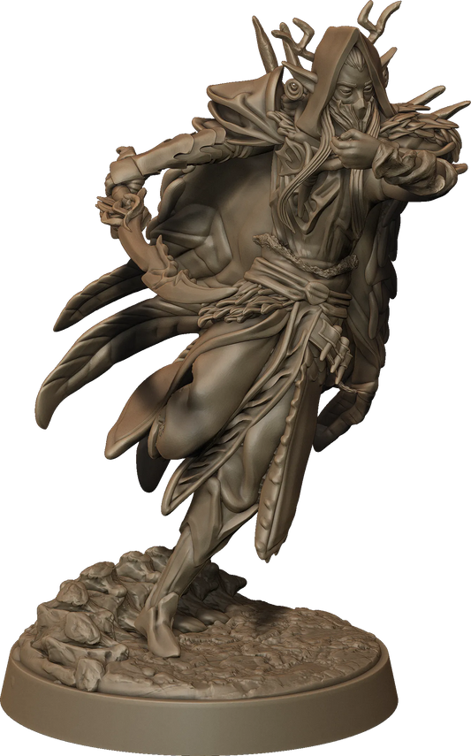 Monolith Arts - Whispering Forest II - Elf Sword Male #2 - DnD/TTRPG Figure/Miniature